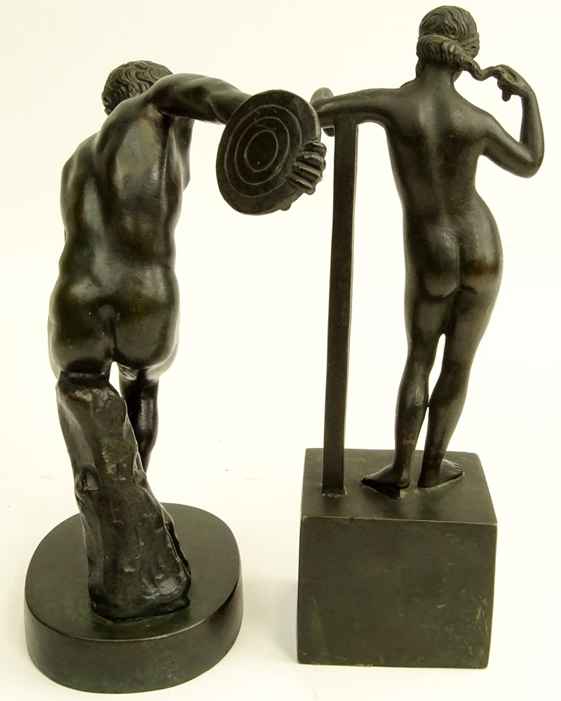 Lot of Two (2) Classical Bronze Sculptures.