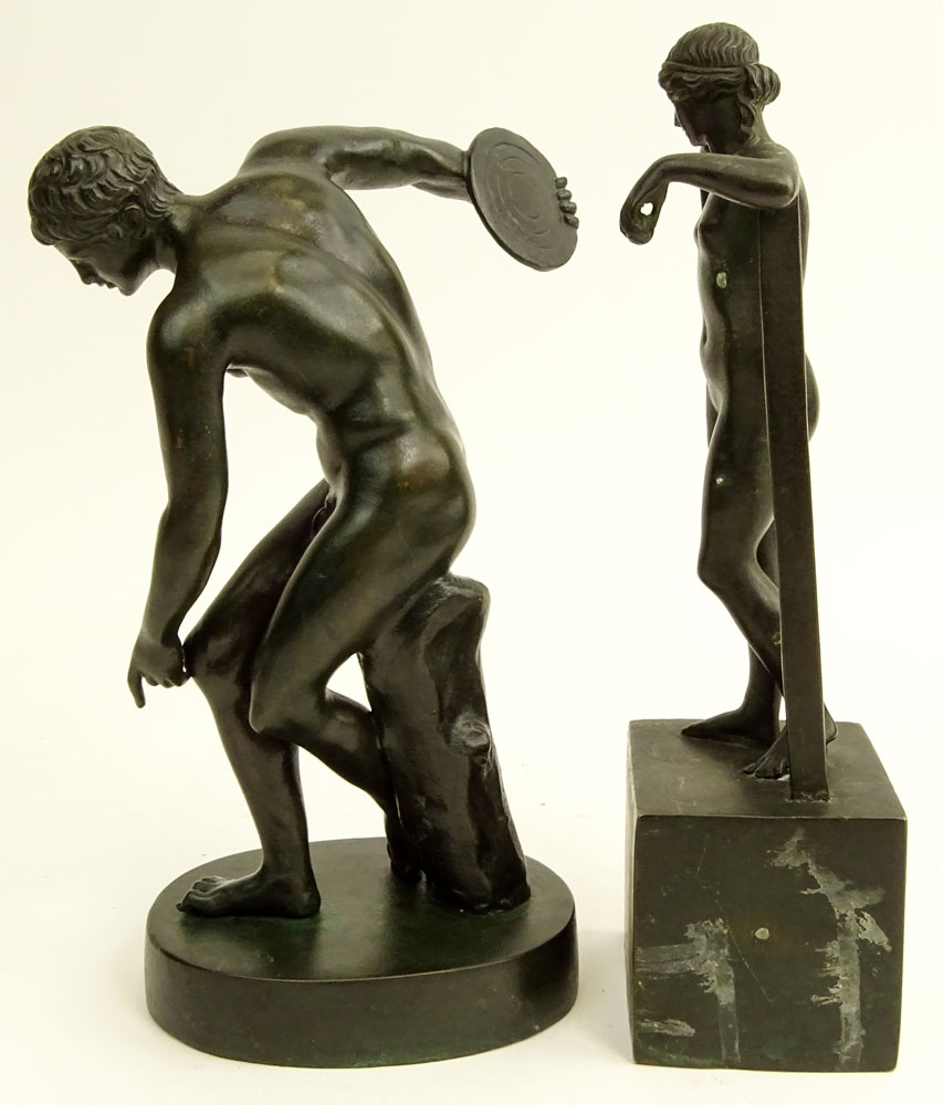 Lot of Two (2) Classical Bronze Sculptures.