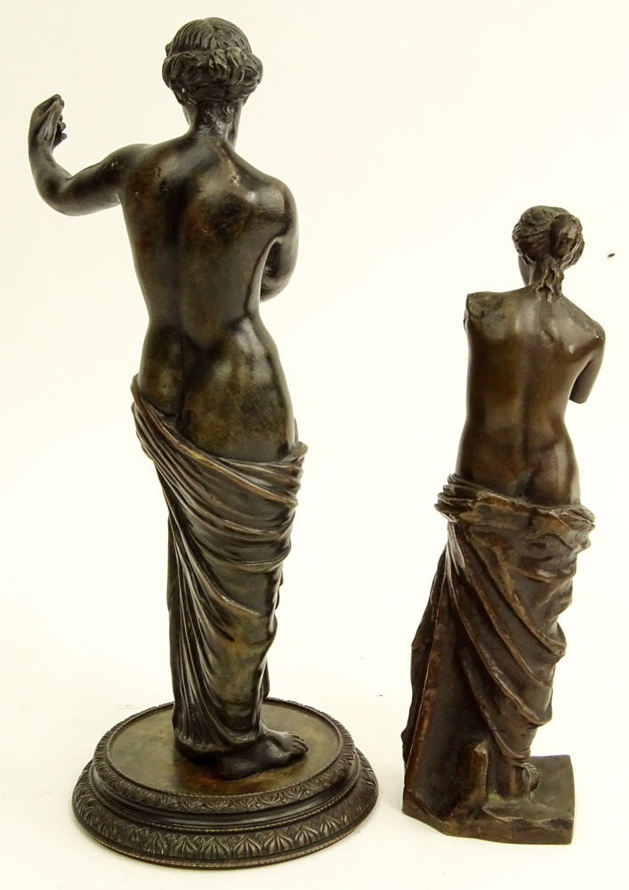 Lot of Two (2) Classical Bronze Sculptures.