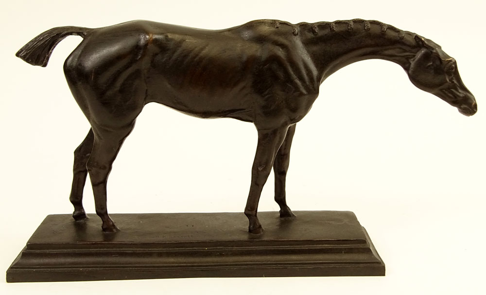 Carroll K. Bassett, American (1906-1972) Bronze "Horse"