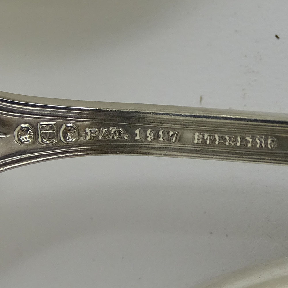 One Hundred Five (105) Piece Set of Gorham Lansdowne Sterling Flatware.