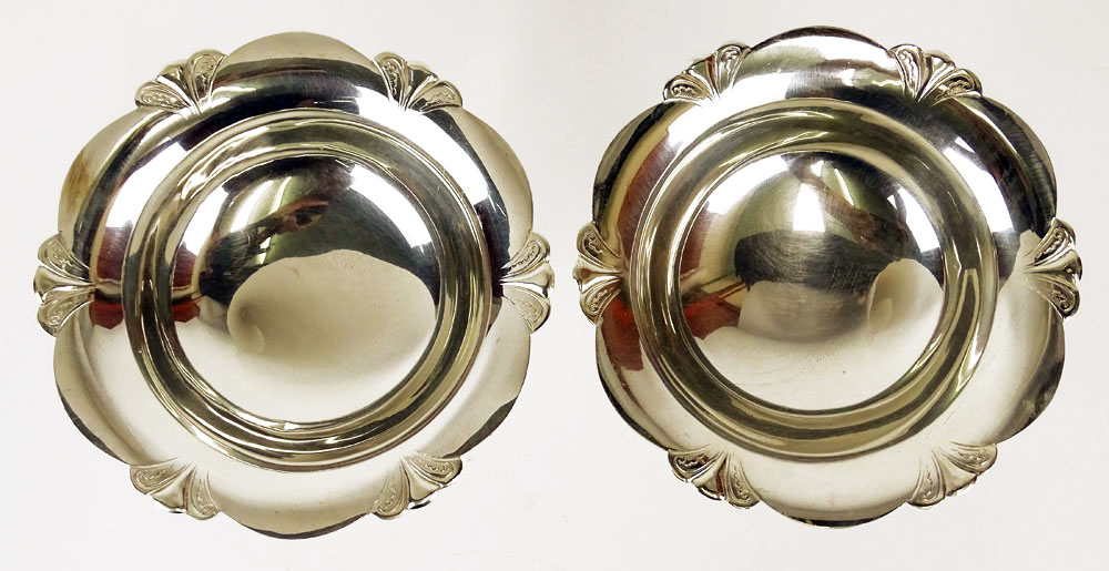 Pair of Vintage Sterling Silver Compotes.