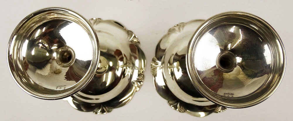 Pair of Vintage Sterling Silver Compotes.