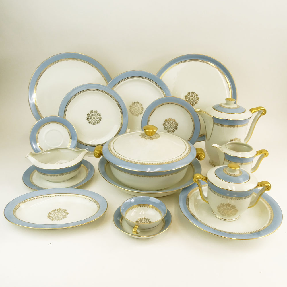 One Hundred Two (102) Piece Set of Vintage Limoges Dinnerware