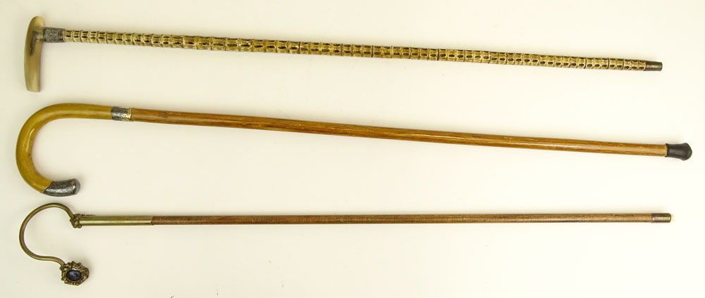 Lot of Three (3) Antique Canes.