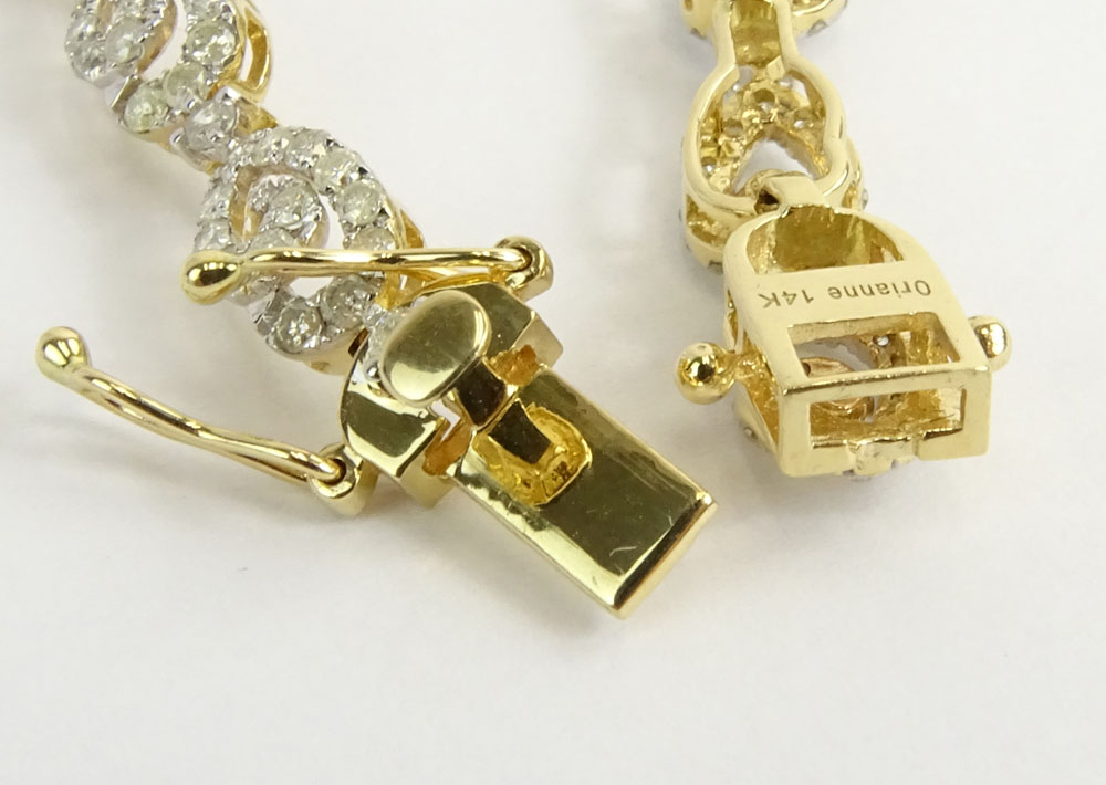 AIG Certified 7.45 Carat Oval Cut Ruby, 5.18 Carat Round Brilliant Cut Diamond and 14 Karat Yellow Gold Bracelet. 