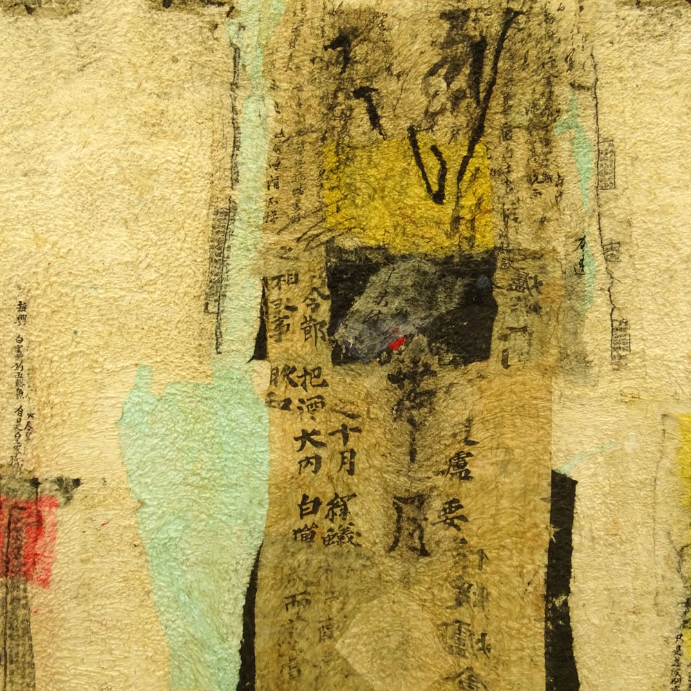 Ham Sup, Korean (b. 1942) Painting on Korean Paper "Day Dream 9956" 