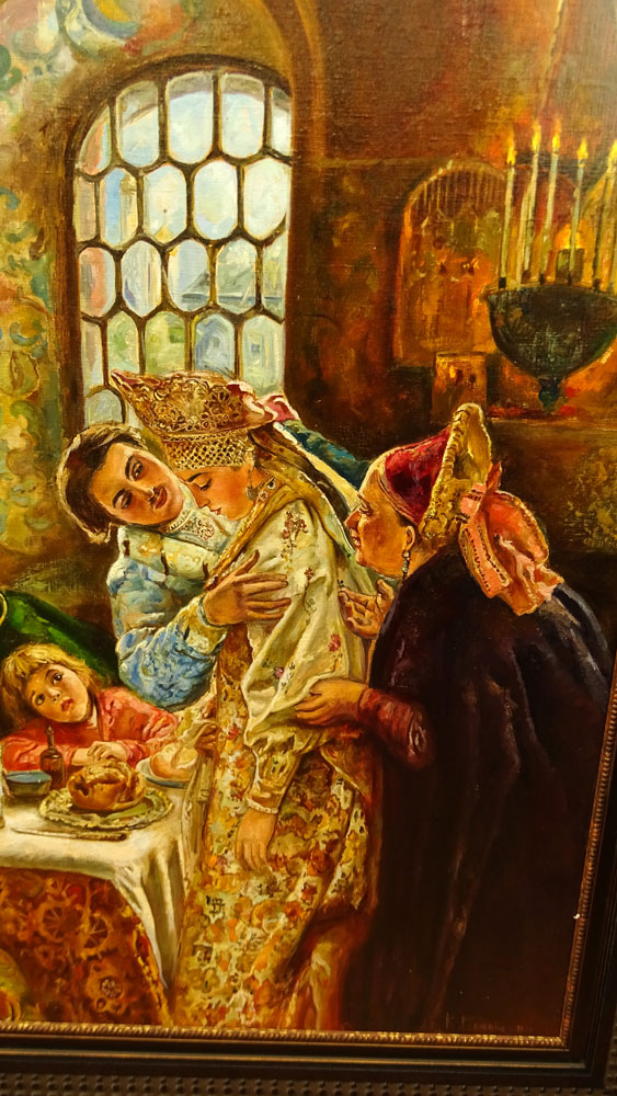 after: Konstantin Egorovich Makovsky, Russian (1839-1915) Oil on Canvas, The Wedding.