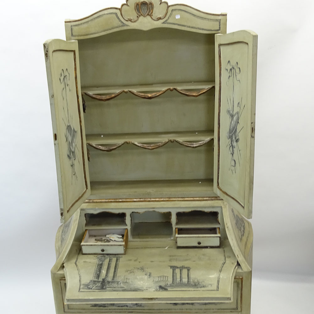 Vintage Italian Painted Secretary.