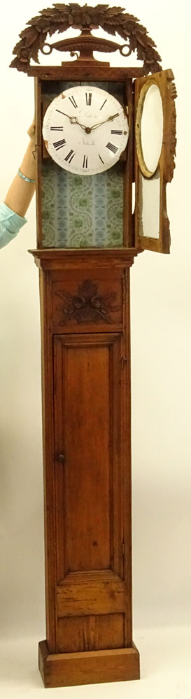 Early 19th Century French Tall Case Clock.