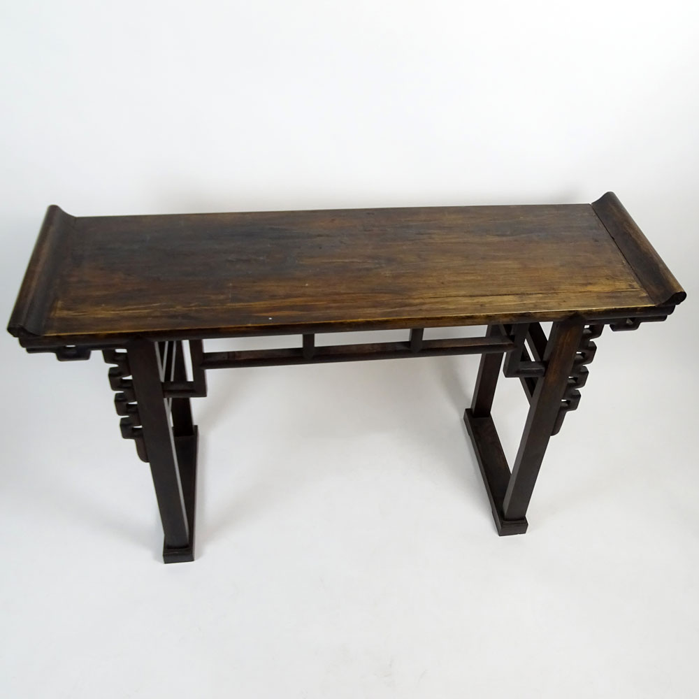 Antique Chinese Carved Hardwood Altar Table.