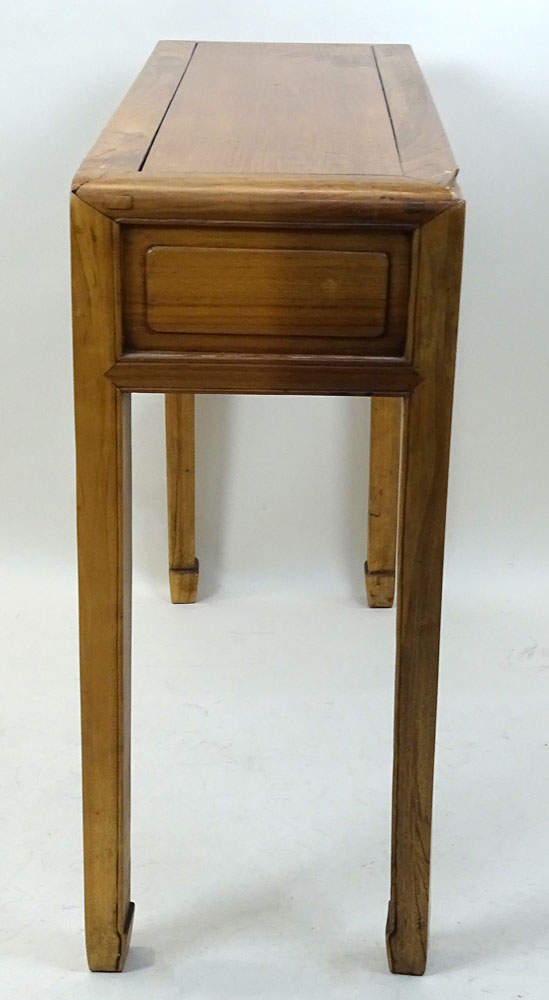 Late 19th C Chinese Elmwood Altar Table.