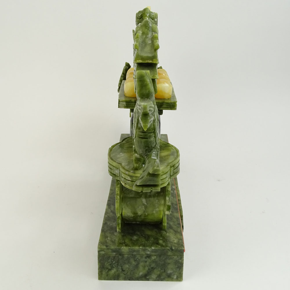 Modern Chinese Jade Sculpture.