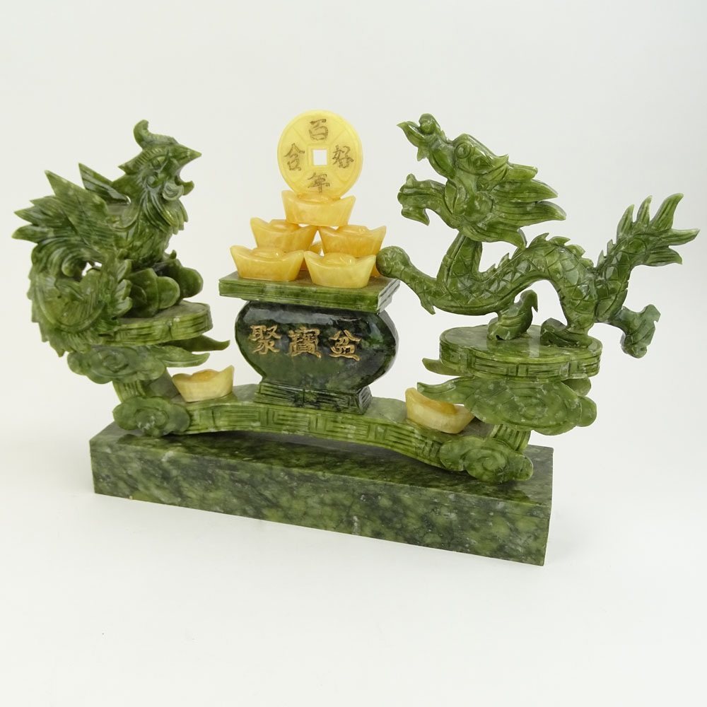 Modern Chinese Jade Sculpture.