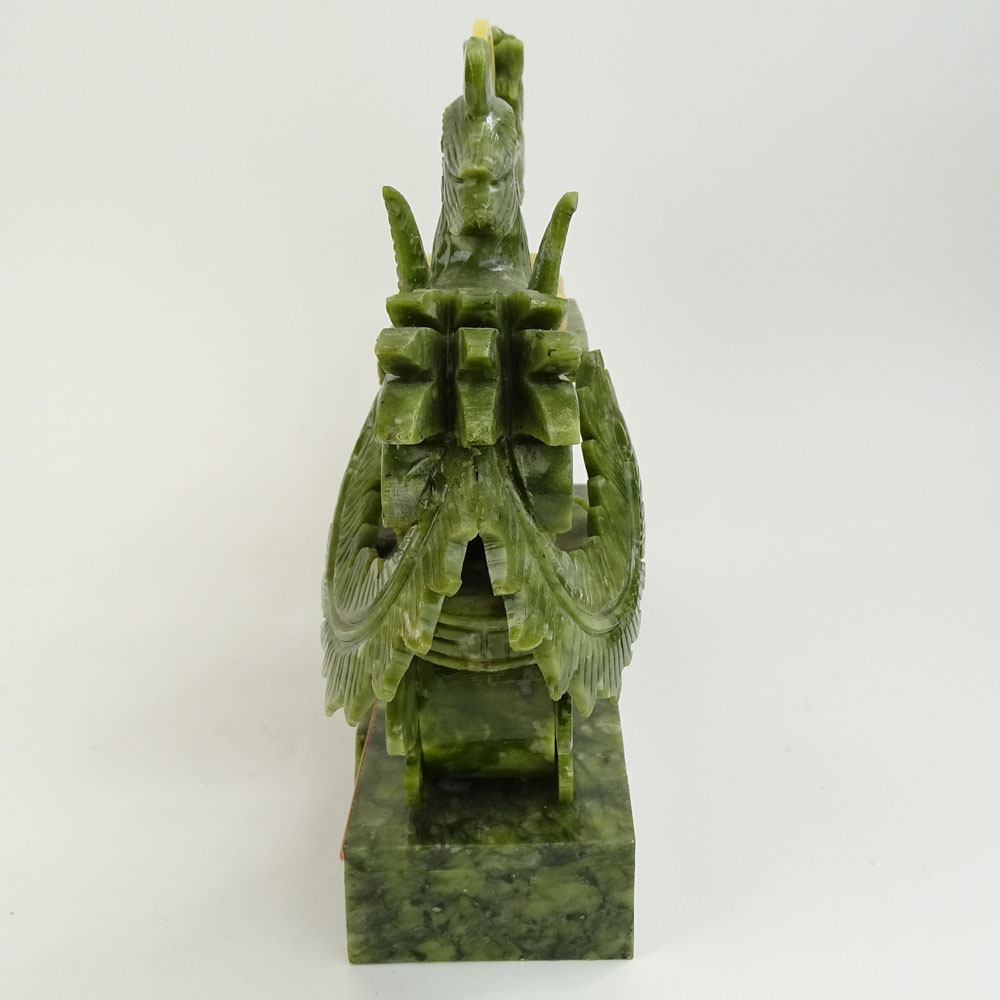 Modern Chinese Jade Sculpture.