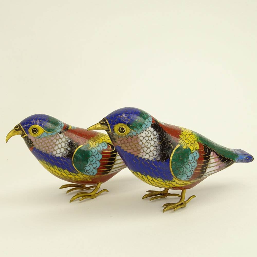 Lot of 5 Vintage Chinese Cloisonne Decorative Items.