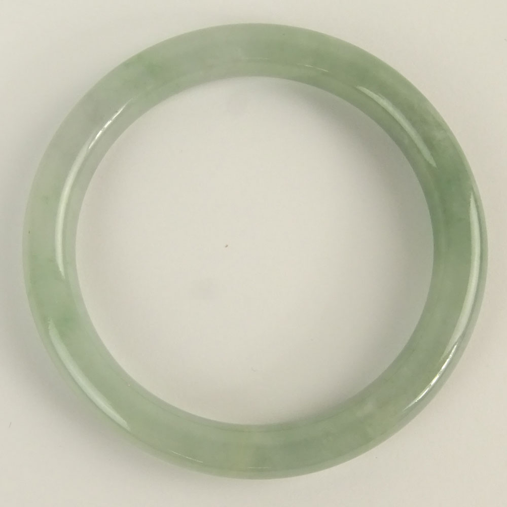 Chinese Translucent Jade Bangle.