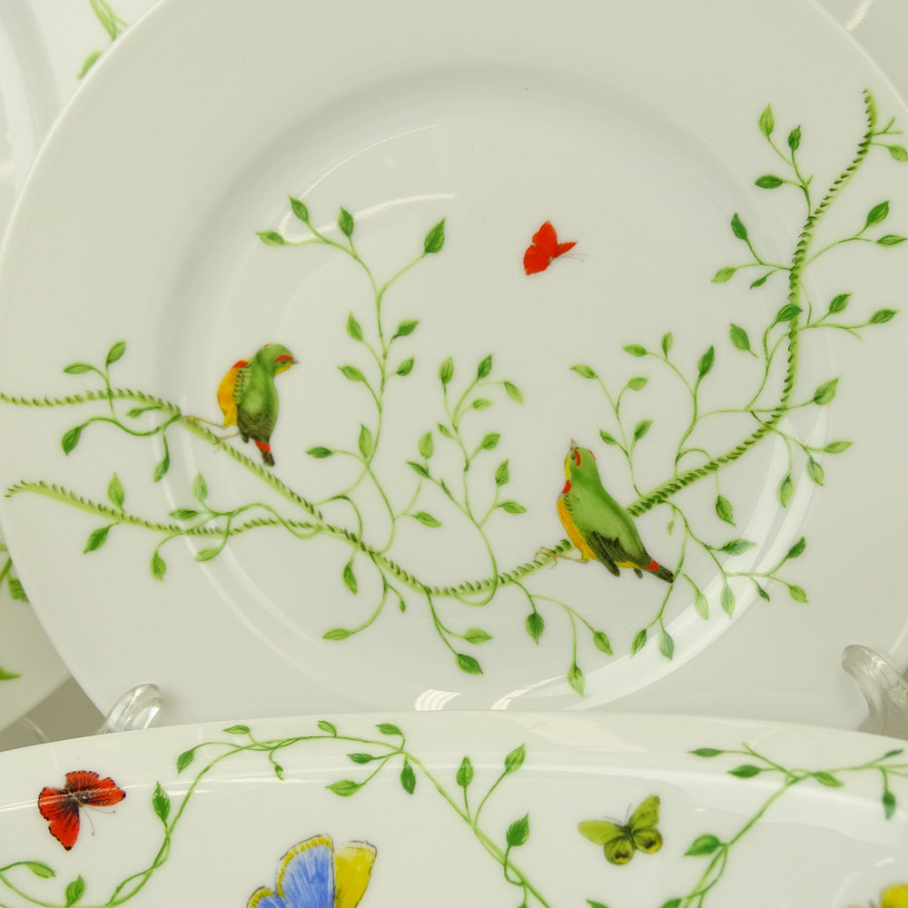 Eighty Two Pieces Raynaud Histoire Naturelle Dinnerware.