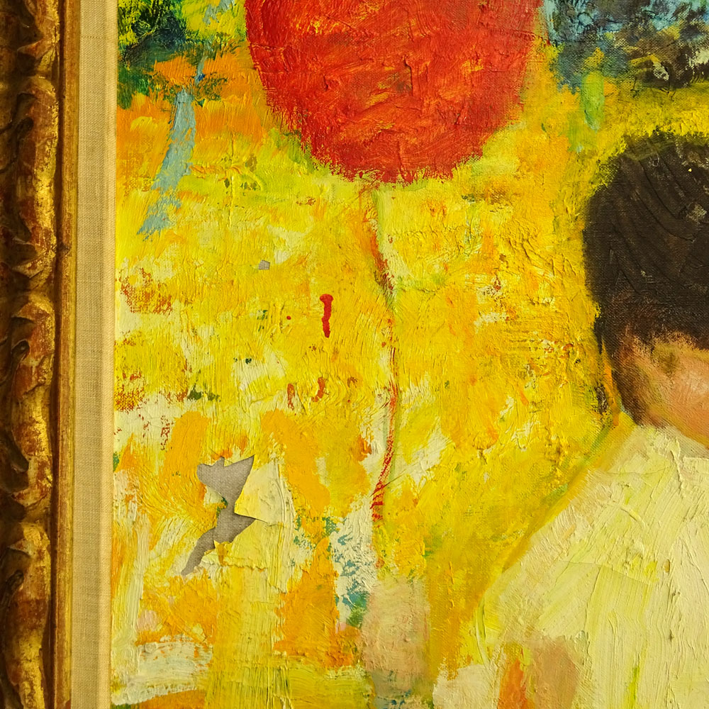 Willering Epko (1928) Oil on canvas "Children With Balloons"