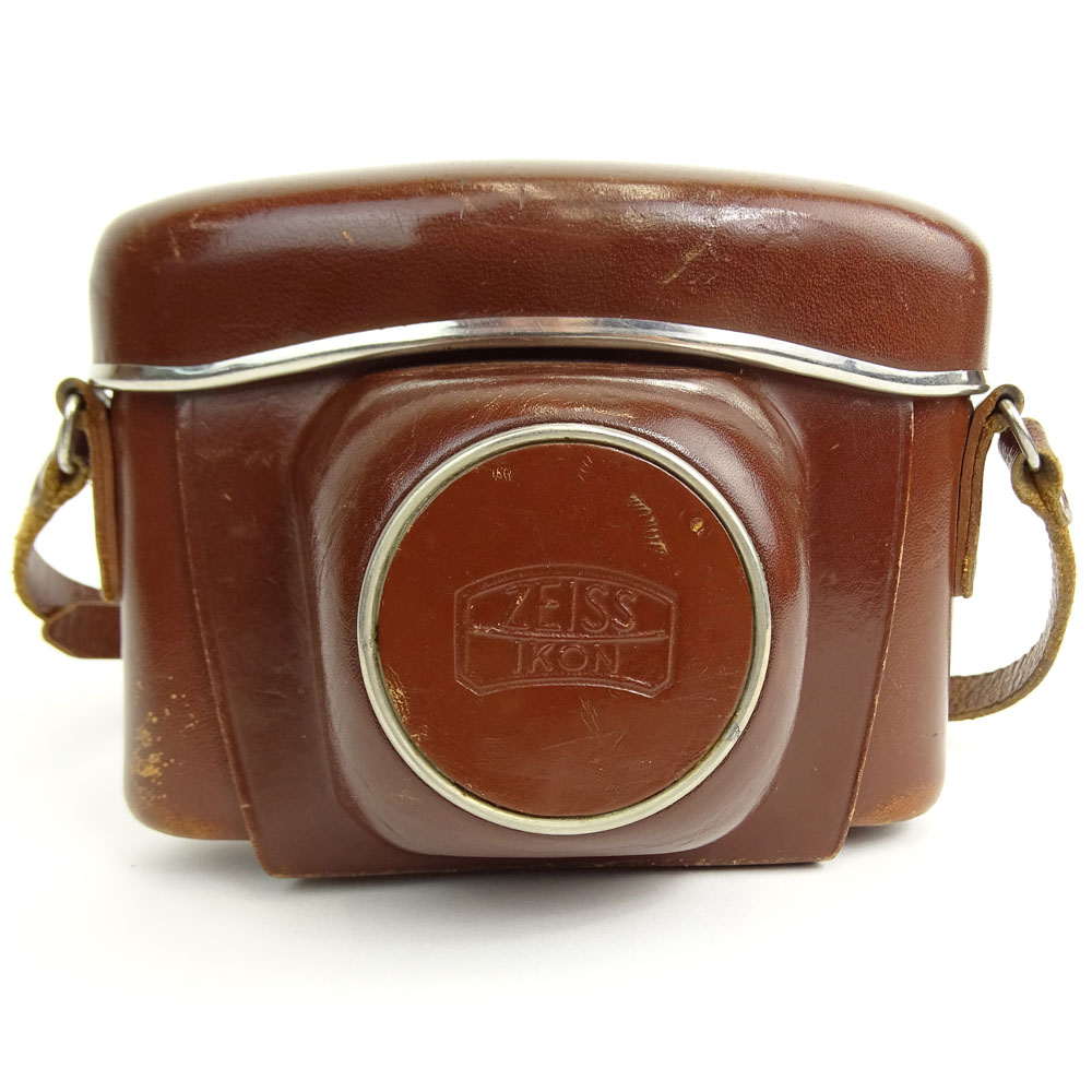 Vintage Zeiss Camera with Leather Case.