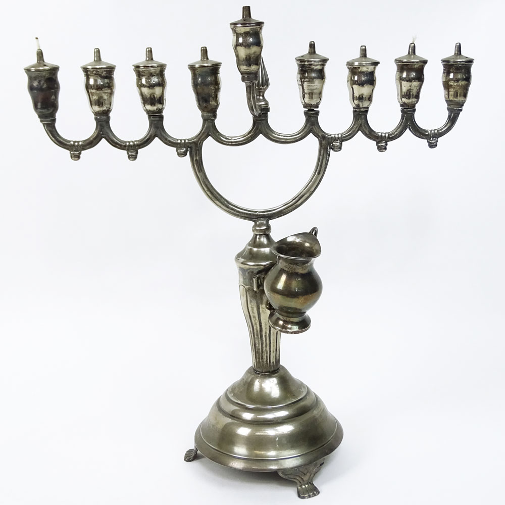 Vintage Silver Plate Menorah.