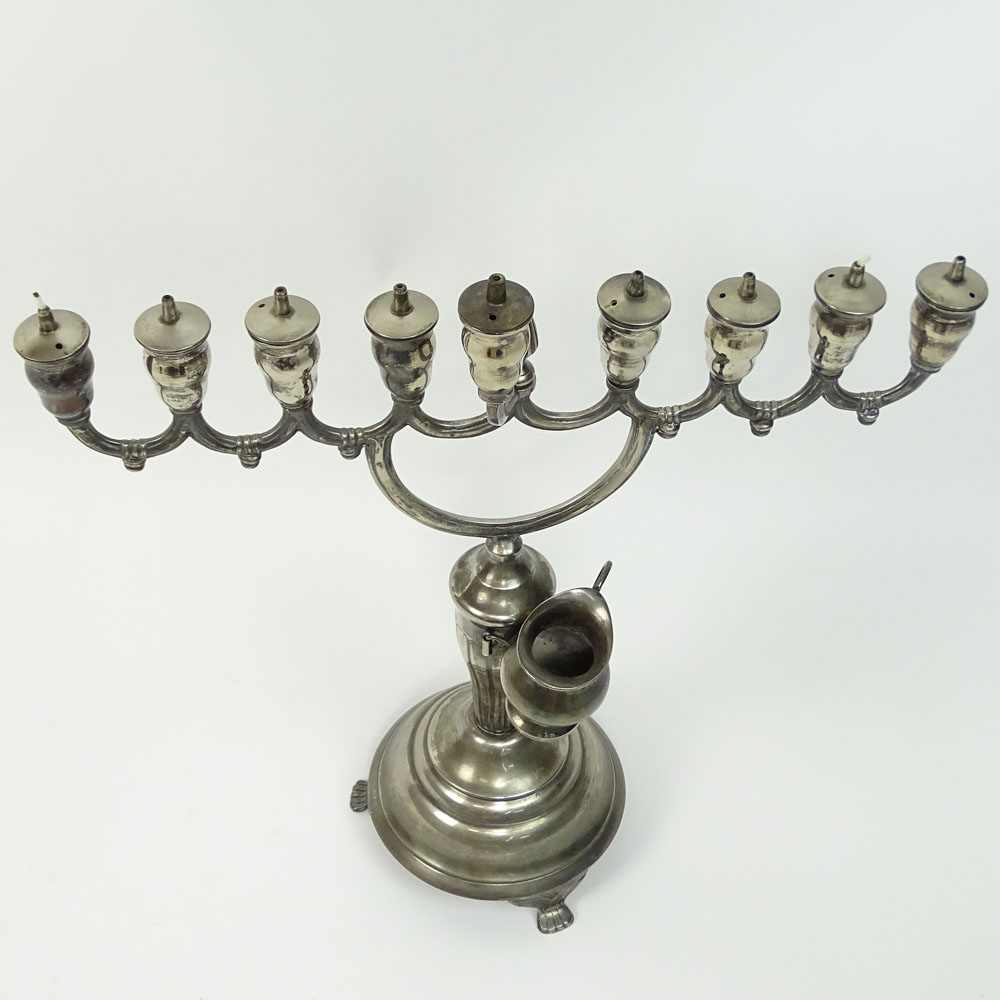 Vintage Silver Plate Menorah.