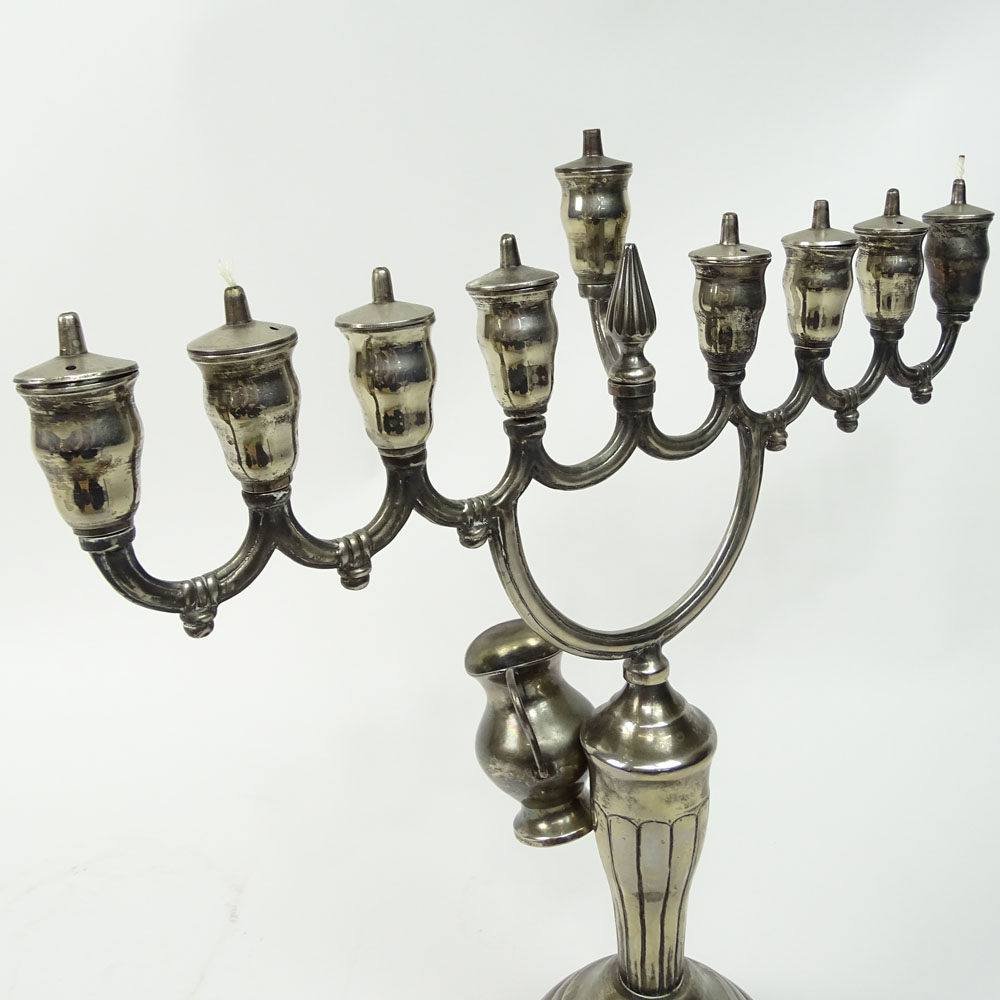 Vintage Silver Plate Menorah.