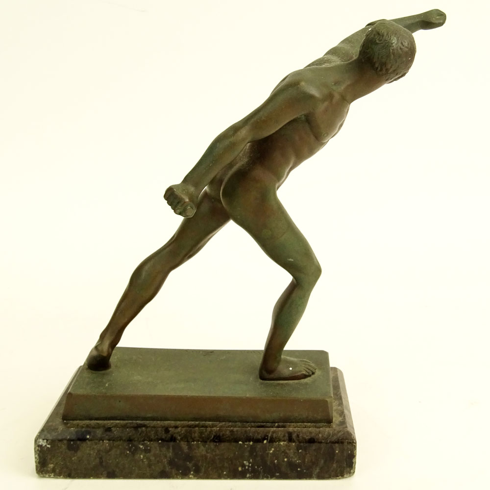 Vintage Bronze "Borghese Gladiator" After The Antique. 