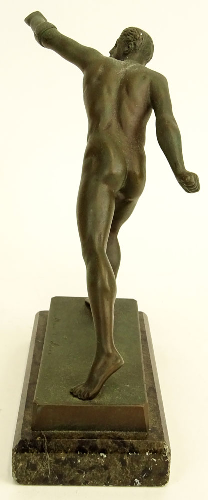 Vintage Bronze "Borghese Gladiator" After The Antique. 