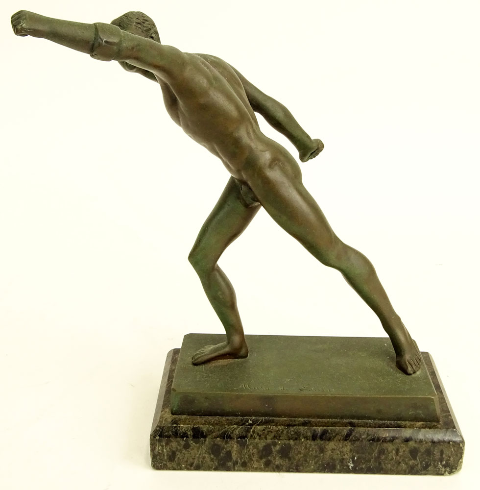 Vintage Bronze "Borghese Gladiator" After The Antique. 