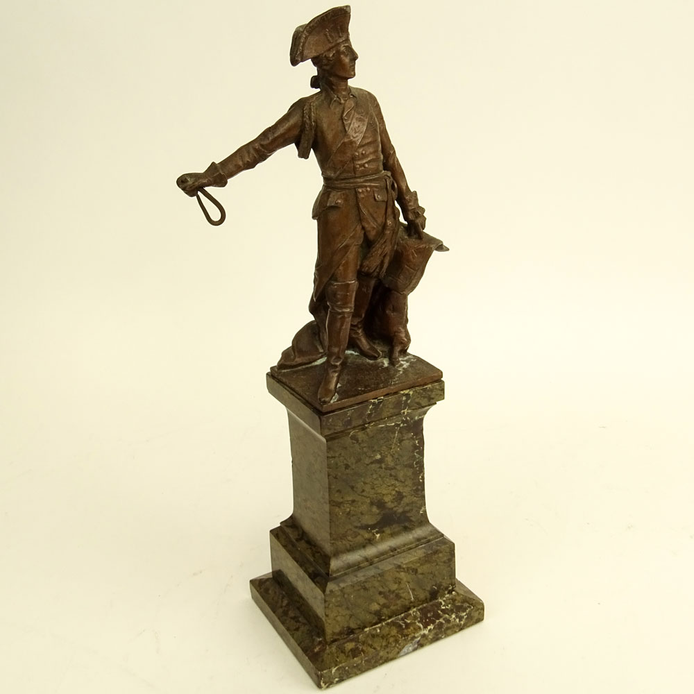 Antique Spelter Figure French General"