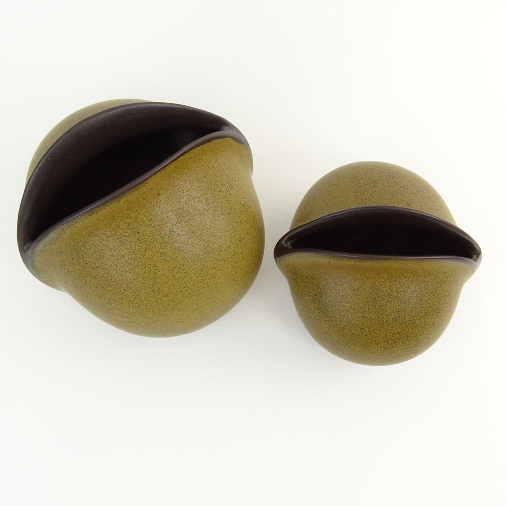 Group of Two (2) Rosenthal Mid Century Modern "Venus" vases designed by Uta Feyl. 