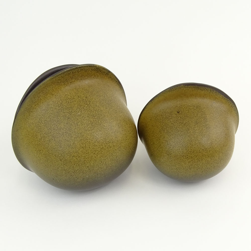 Group of Two (2) Rosenthal Mid Century Modern "Venus" vases designed by Uta Feyl. 