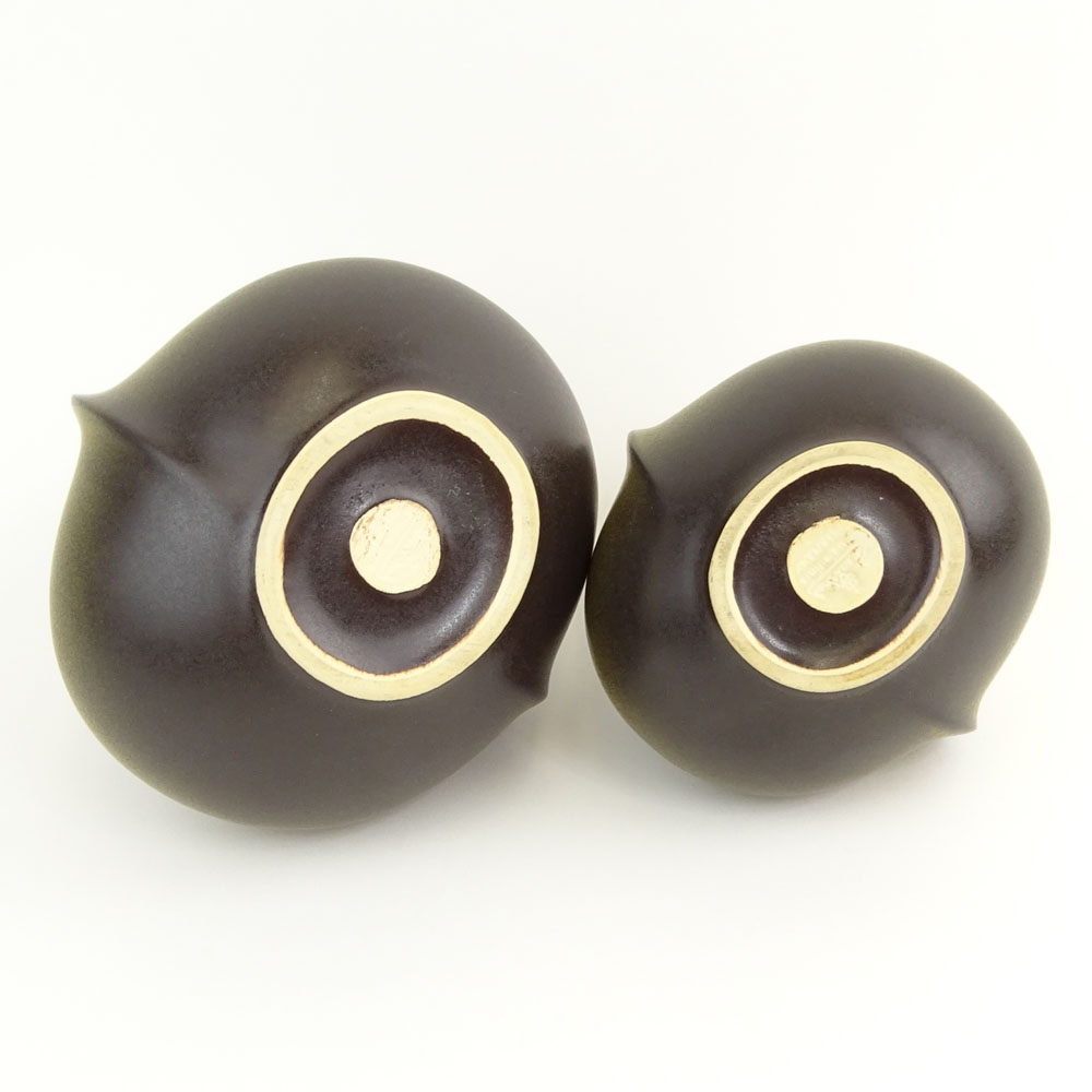 Group of Two (2) Rosenthal Mid Century Modern "Venus" vases designed by Uta Feyl. 