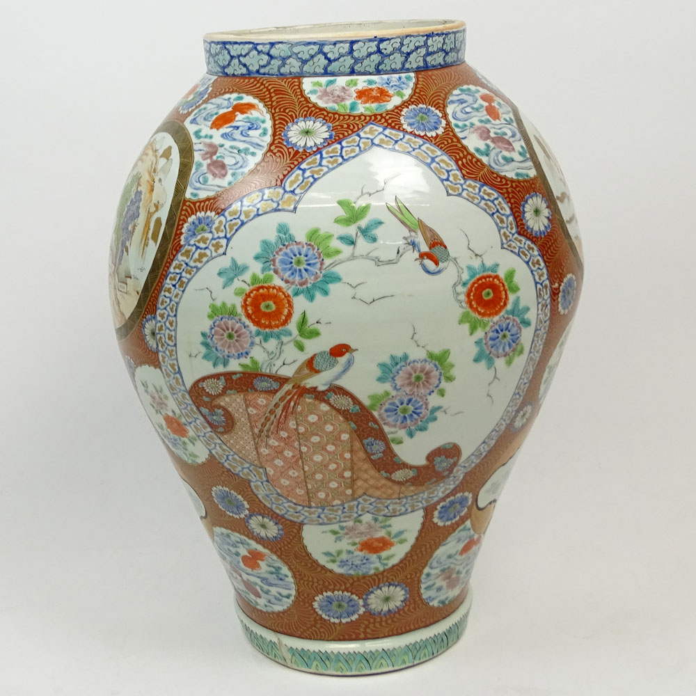 Large Japanese Imari Vase.