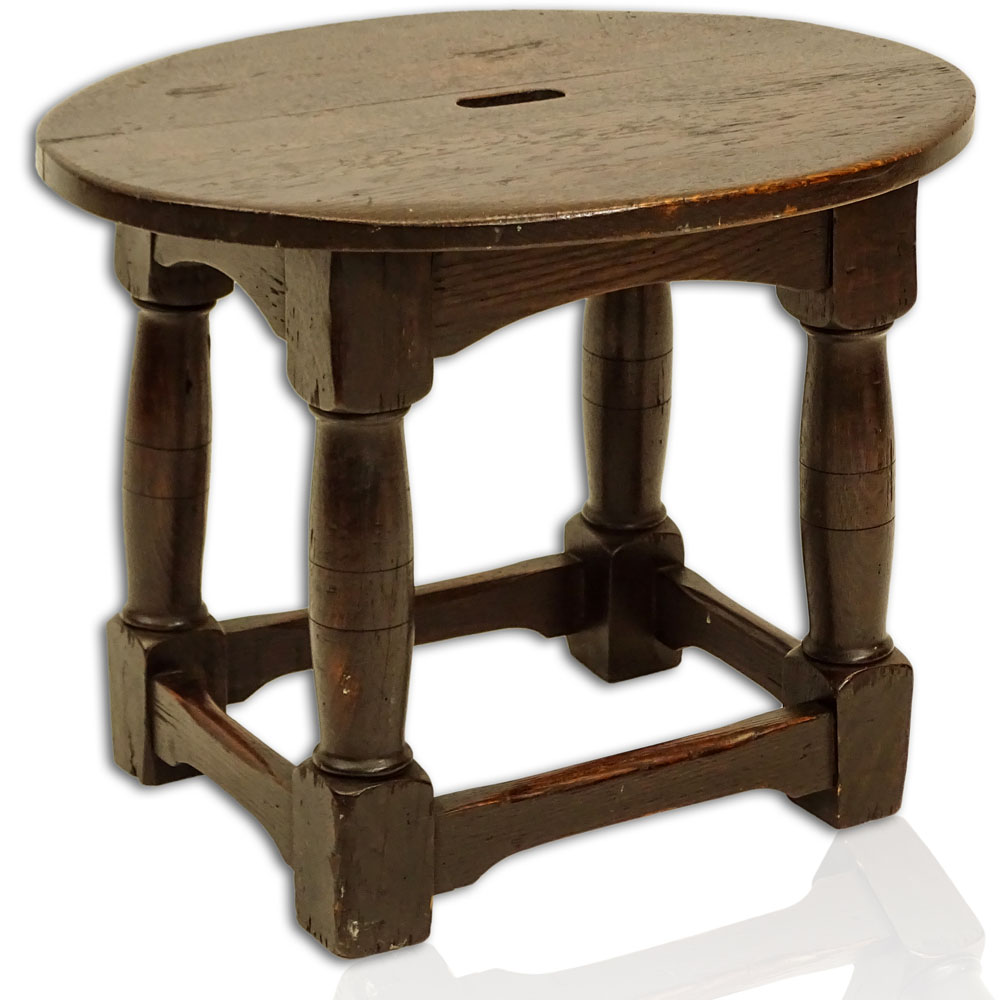 19th Century Italian Walnut Occasional Side Table