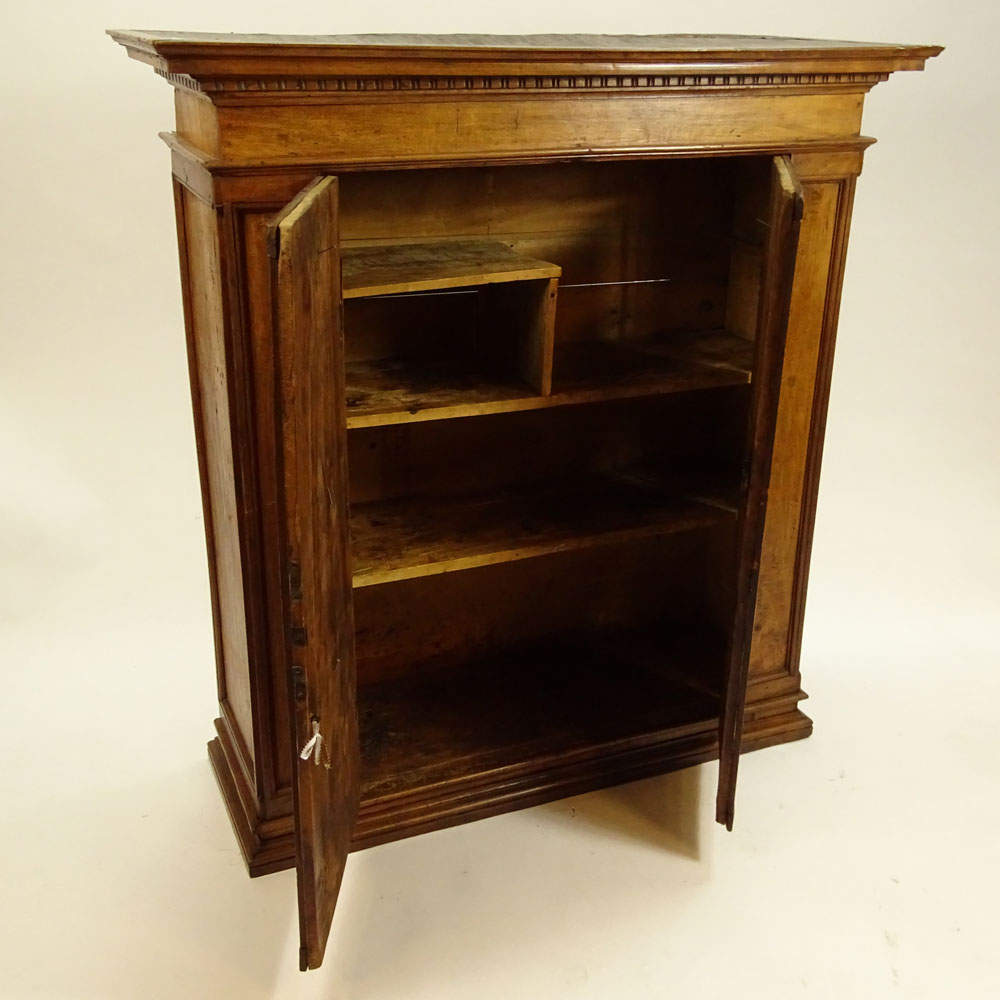 18th Century Italian Walnut Armoire.