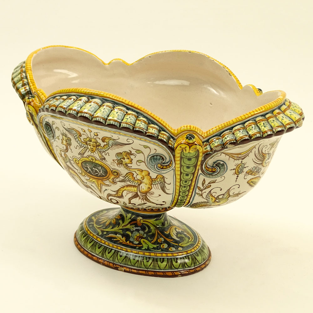 20th Century Majolica Figural Centerpiece.