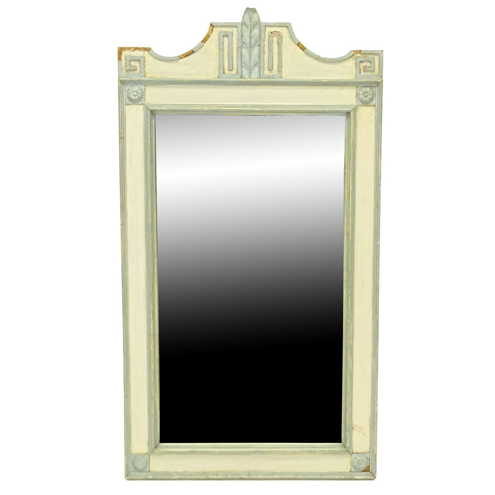 Early 20th Century Painted Wood Mirror.