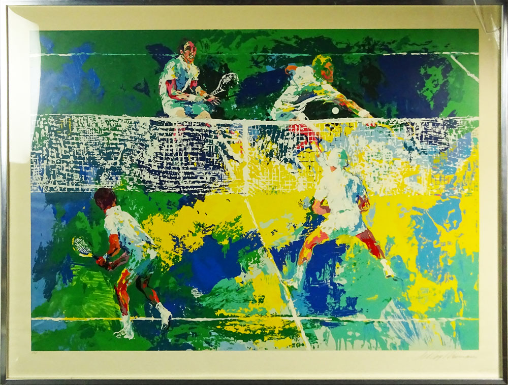 LeRoy Neiman, American (1921-2012) Color lithograph "Doubles Tennis" 