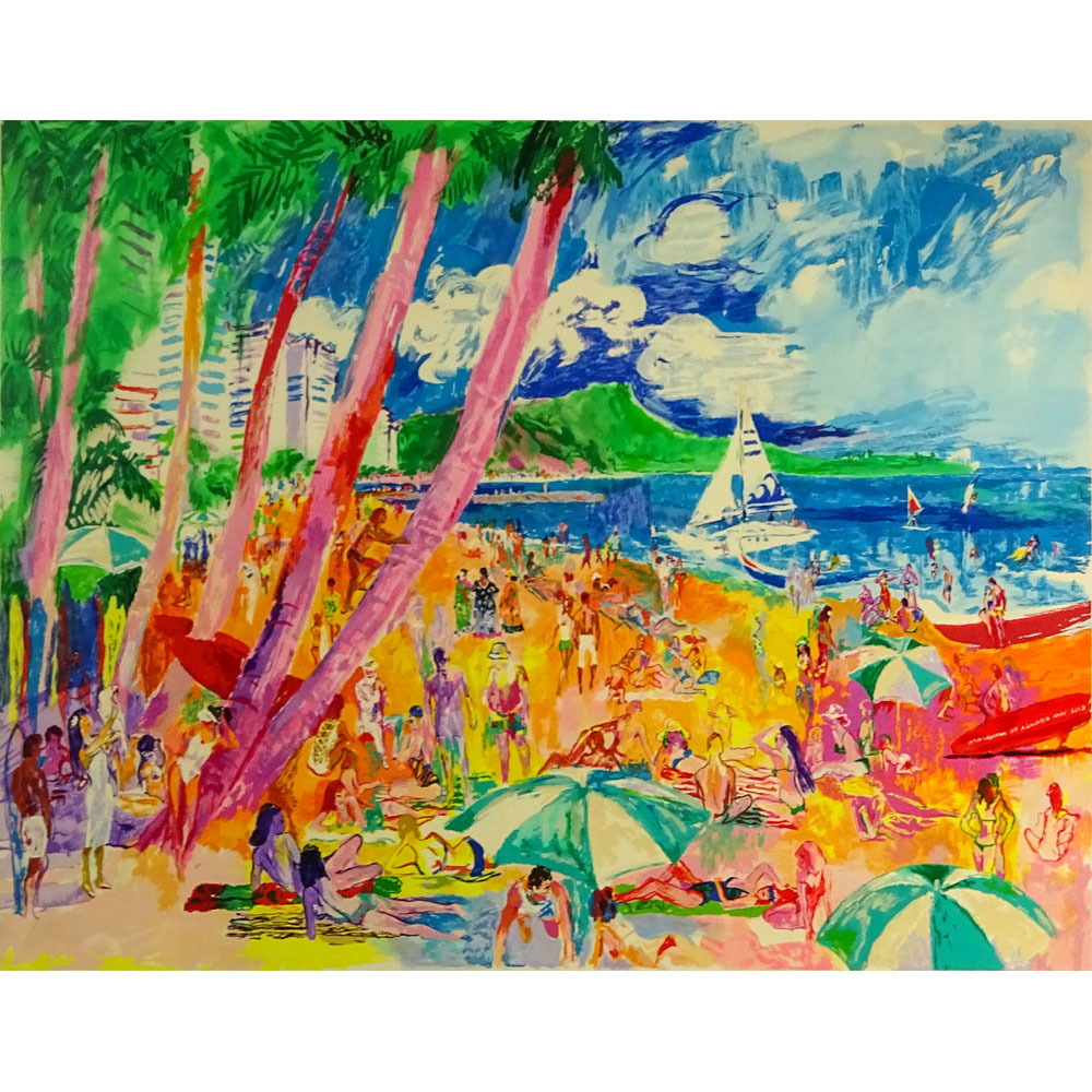 LeRoy Neiman, American (1921-2012) Color Serigraph, Diamond Head.