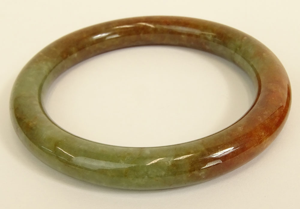 Two Chinese Jade Bangles.