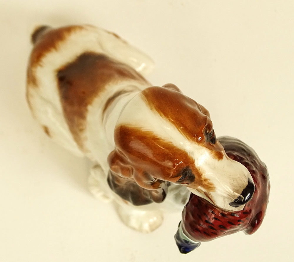 Royal Doulton Porcelain Figure, Dog with Pheasant #HN1028. 