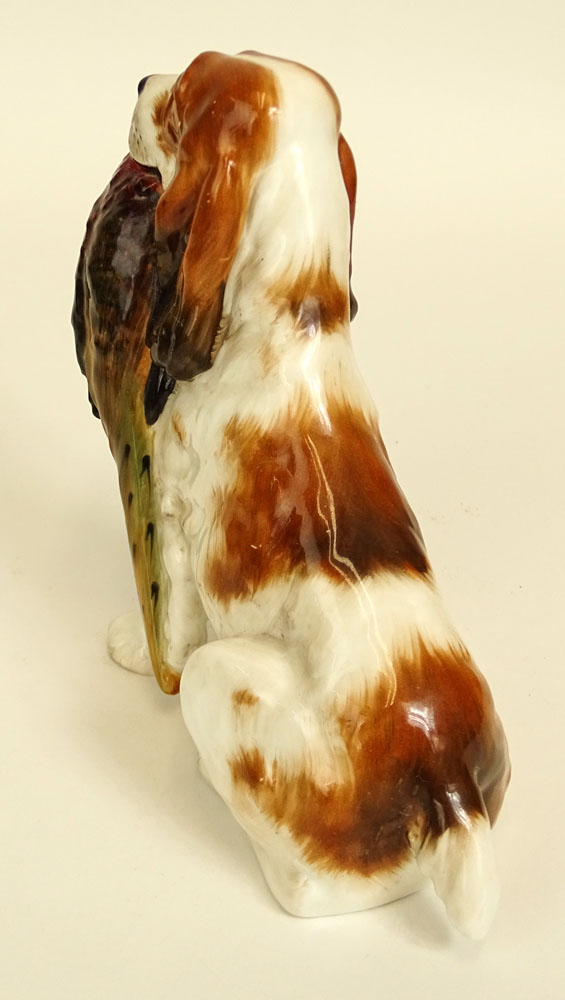 Royal Doulton Porcelain Figure, Dog with Pheasant #HN1028. 