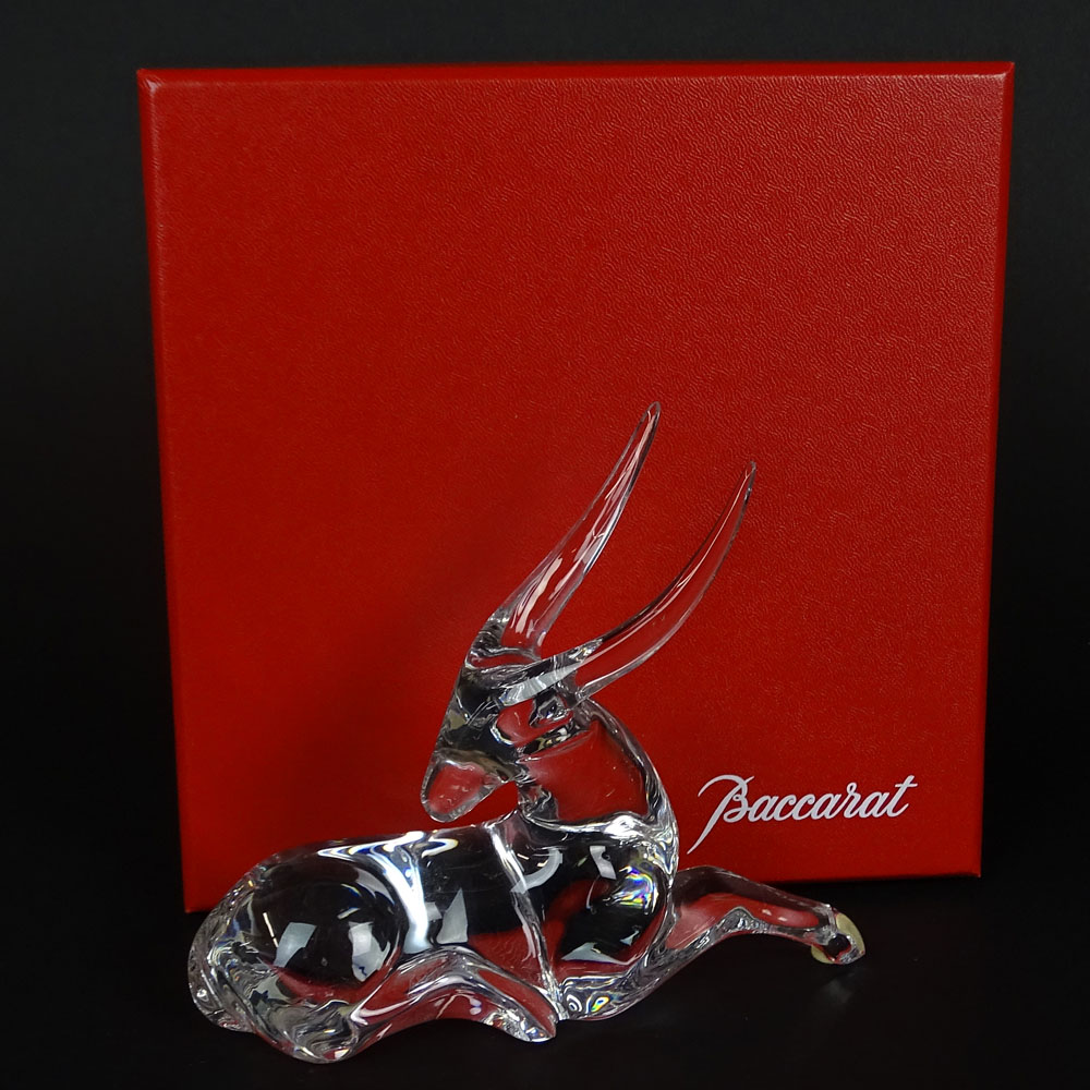 Baccarat Crystal Figurine "Antelope"