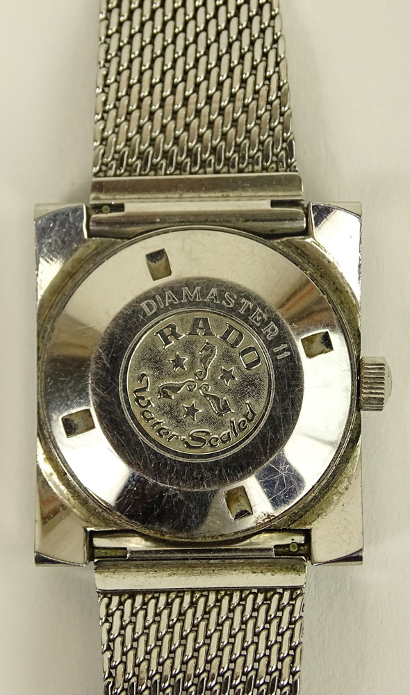 Lady's Rado Diamaster Stainless Steel Bracelet Watch with Quartz Movement.