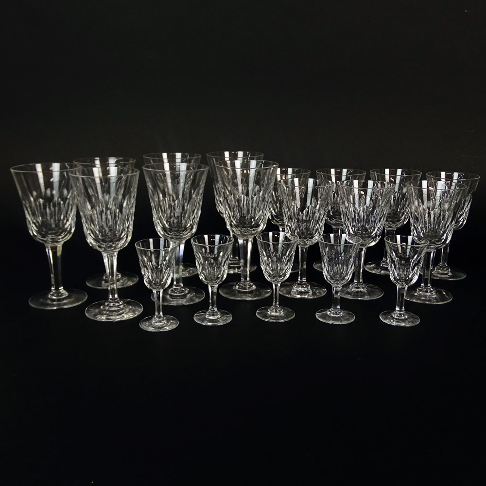 Lot of Nineteen (19) Kosta Boda "Rosita" Crystal Stemware