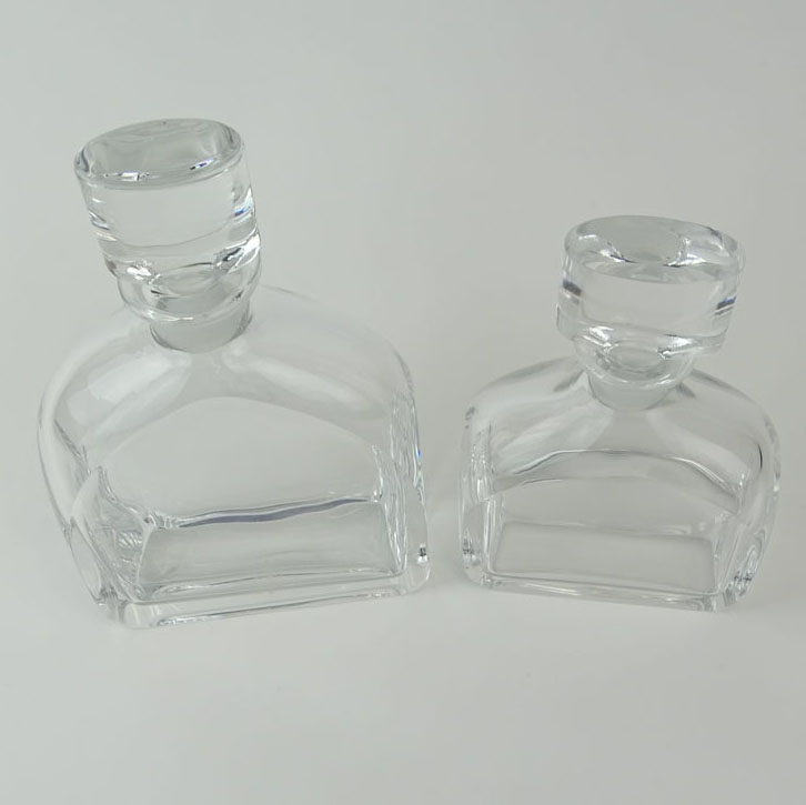 Lot of Two (2) Orrefors Crystal Decanters.