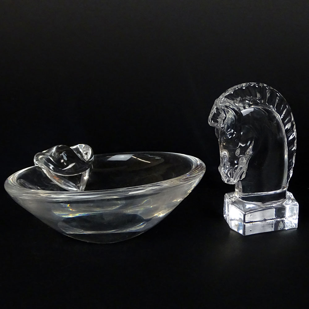 Two Pieces Steuben Art Glass