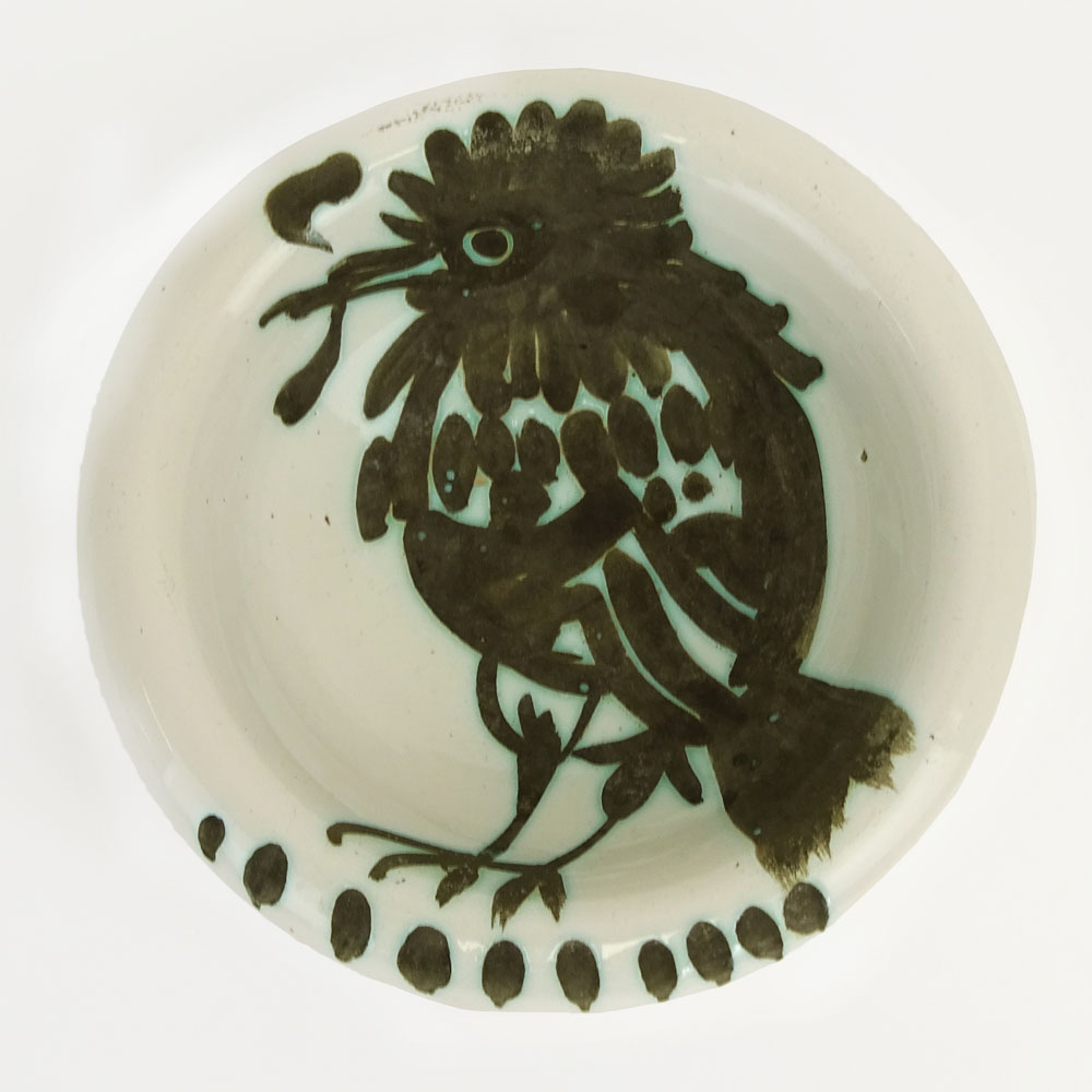 Pablo Picasso (1881-1973) for Madoura, Ceramic Owl Bowl.